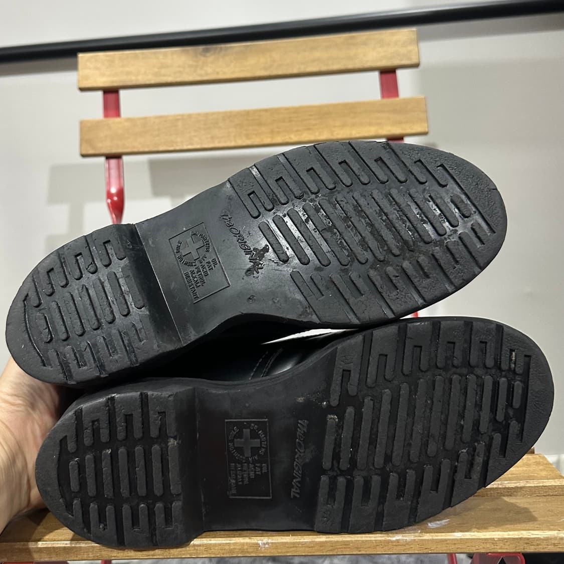 Uk7) 닥터마틴 로퍼 남성 남자 구두 1461 모노 블랙 상품이미지6