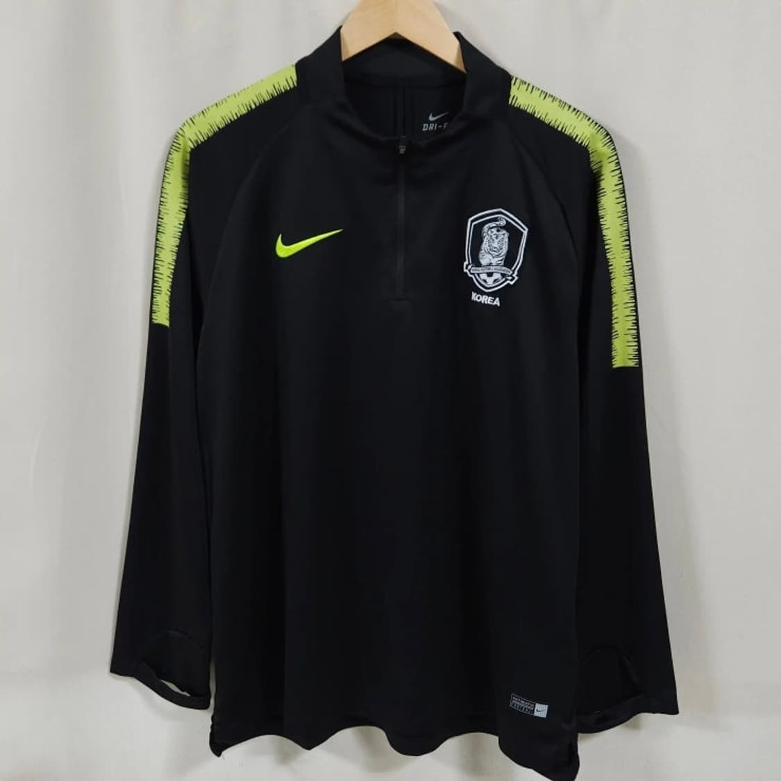 100 Nike 나이키 대한민국 18~20국대 드릴탑 져지 반집업 상품이미지1