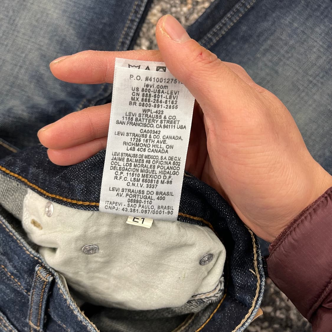 리바이스 505 스트레이트 데님 (31) 상품이미지5