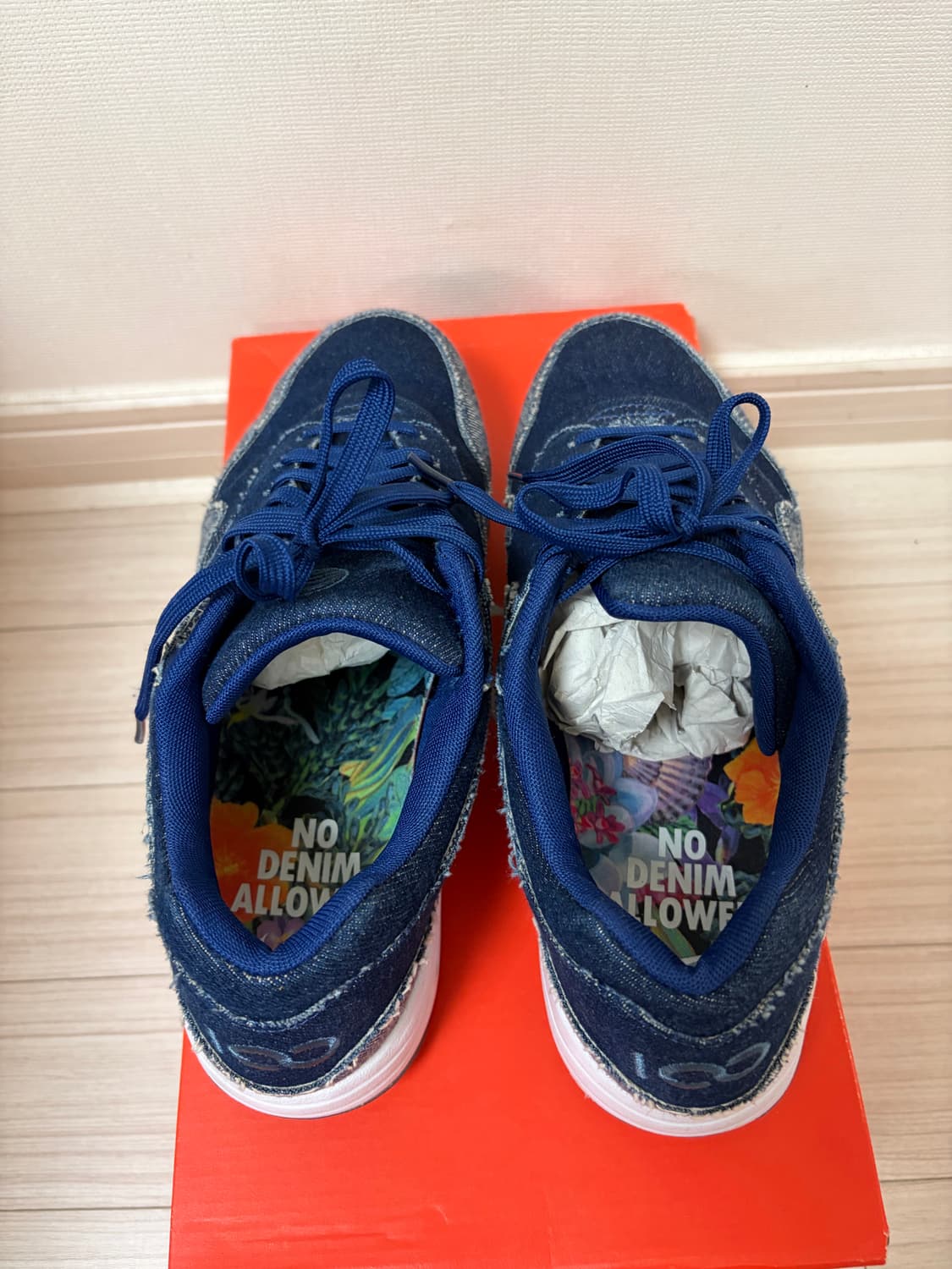 [265] 나이키 에어맥스 1 골프 노 데님 얼로우드 네이비 상품이미지5