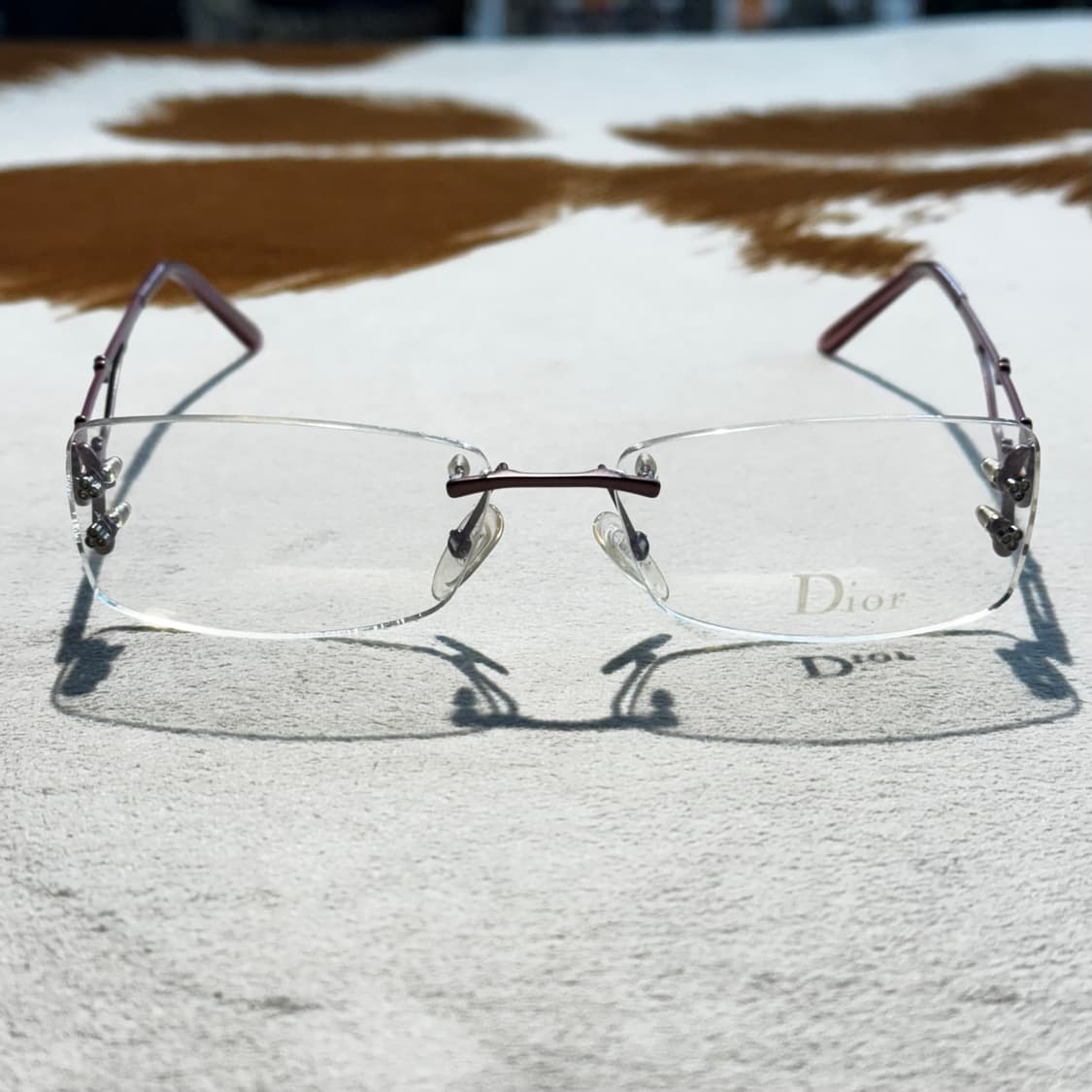 Dior 디올 무테 안경 크리스탈 (OS) 긱시크 y2k 상품이미지4