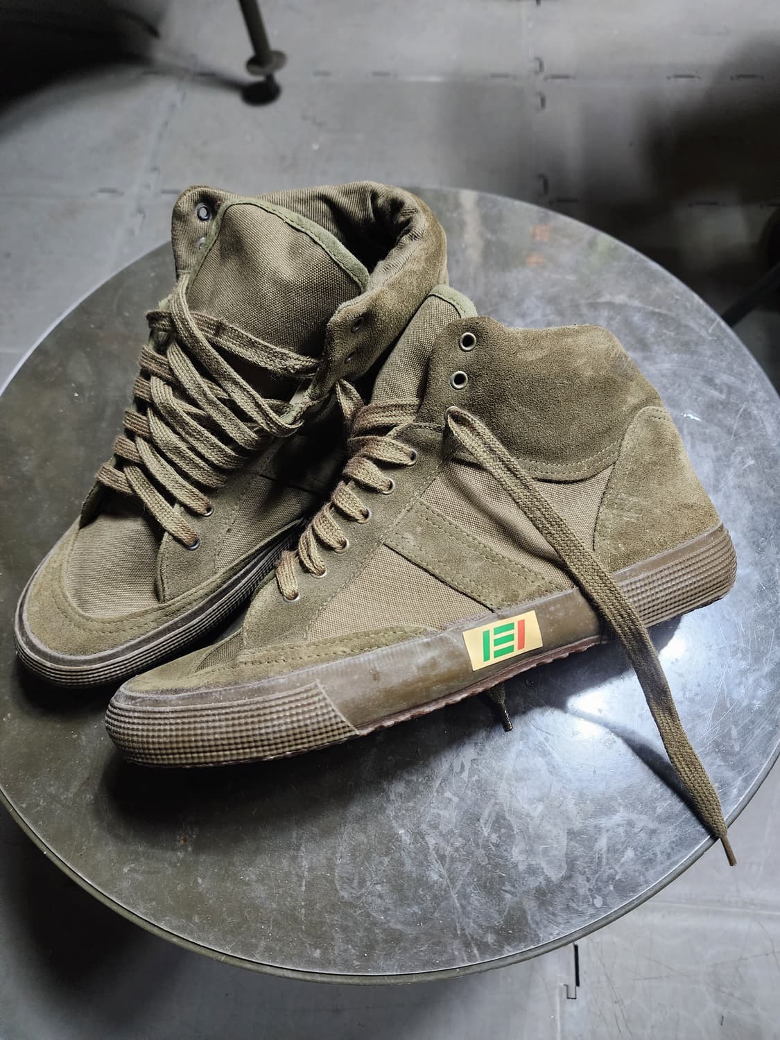 빈티지 이탈리아군 스니커즈 상품이미지3