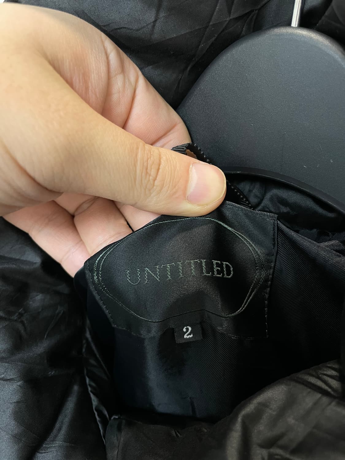 (2) untitled 언타이틀드 하이넥 다운 패딩 상품이미지5