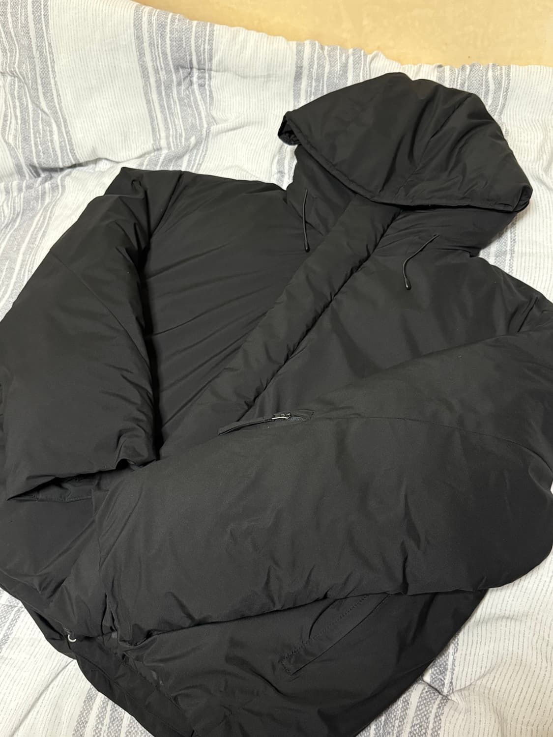 (M) 쿠어 워터 리펠런트 구스다운 점퍼 블랙 상품이미지3