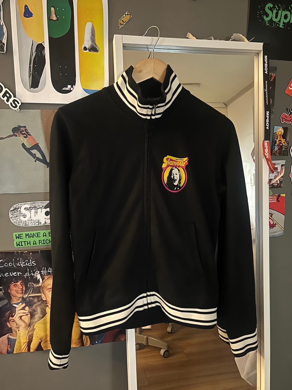 히스테릭 글래머 트랙 자켓 봄버 상품이미지2