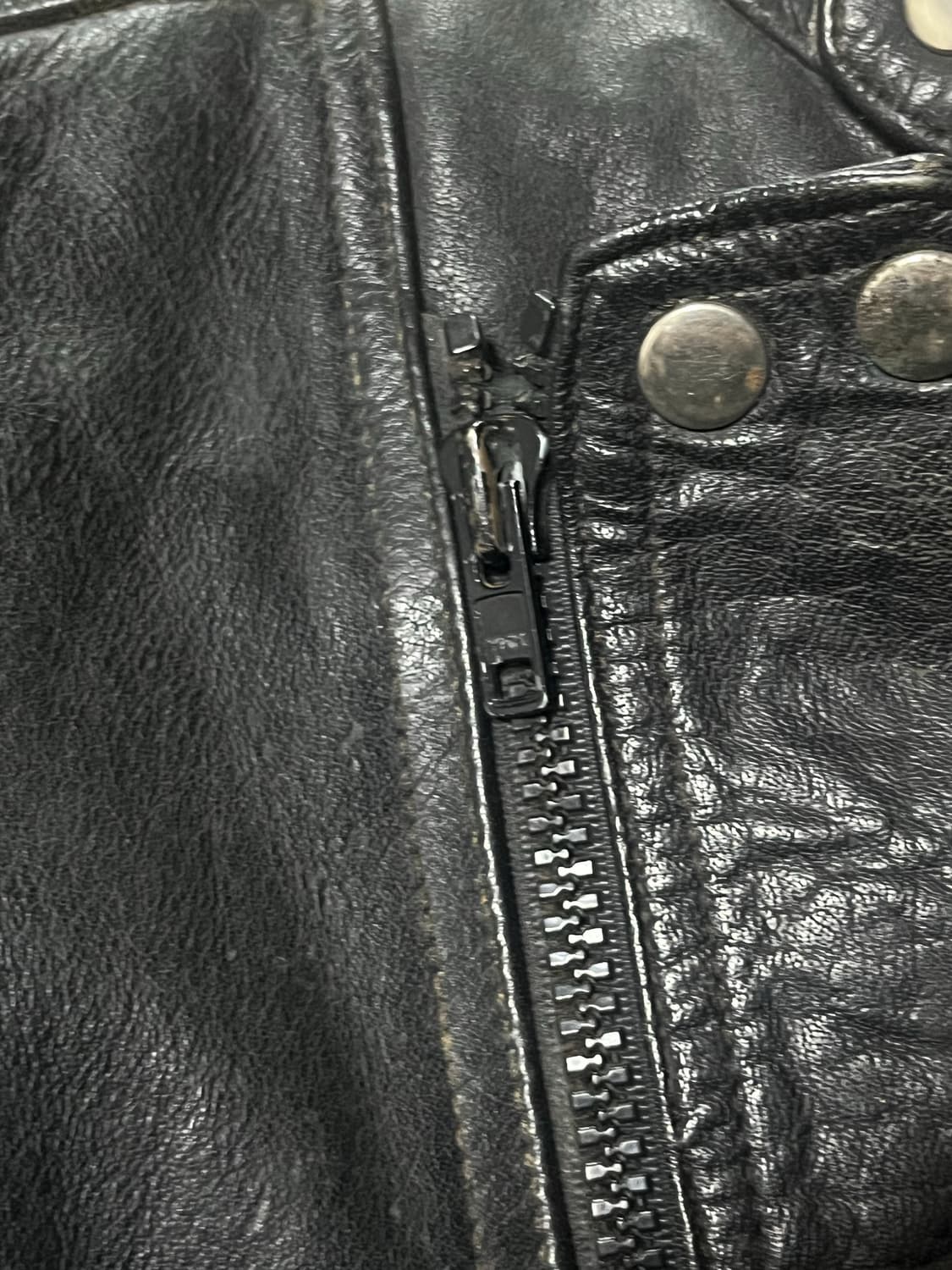 빈티지 카우레더 자켓 상품이미지4