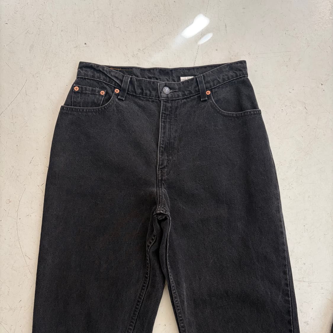 90s 리바이스 550 빈티지 흑청 데님팬츠 30 상품이미지2