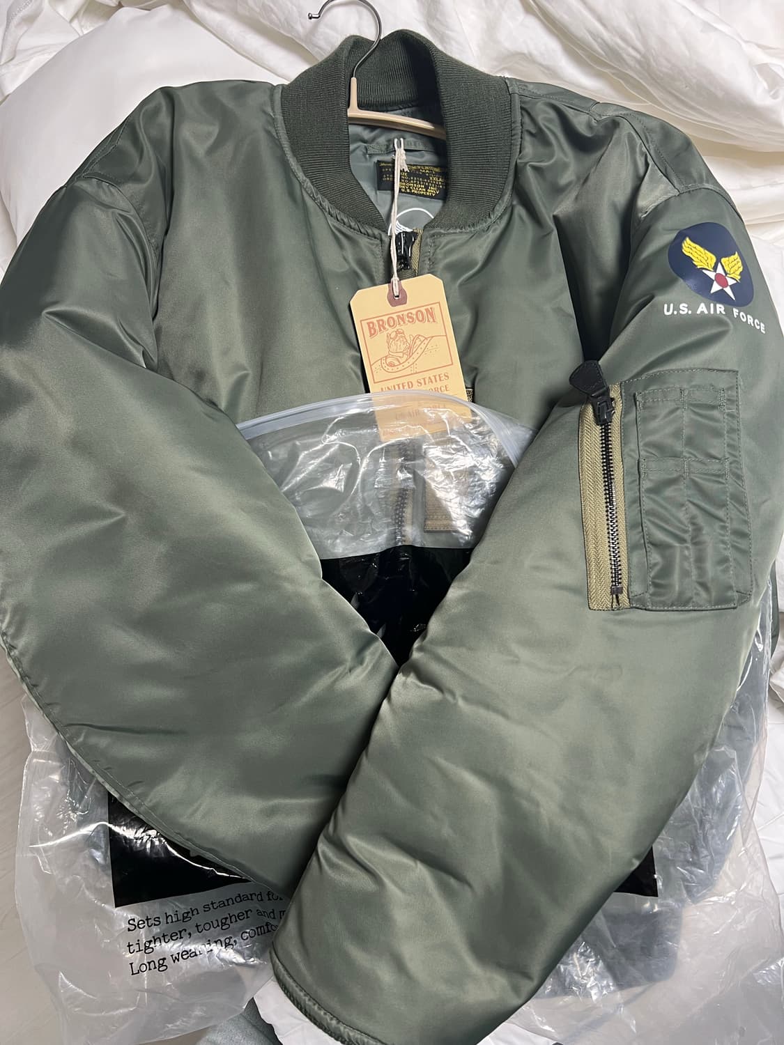 브론슨 중국판 ma-1 xxl 팝니다 상품이미지1