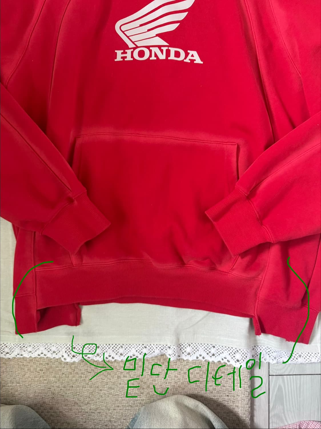 HONDA 후드티 (실착1번) 상품이미지2