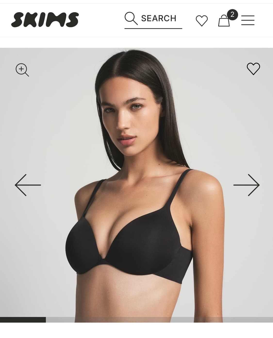 SKIMS TEARDROP PUSH-UP BRA 상품이미지1