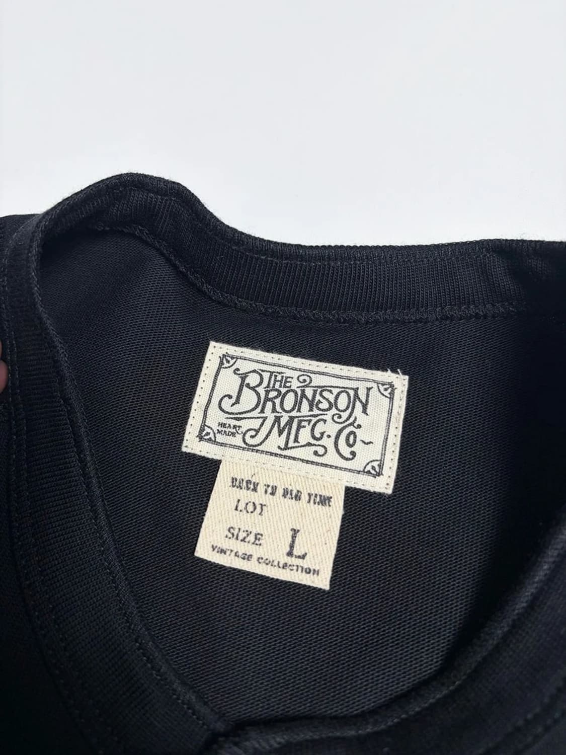 브론슨 빈티지 헨리넥 코튼 롱슬리브 R1309 상품이미지4