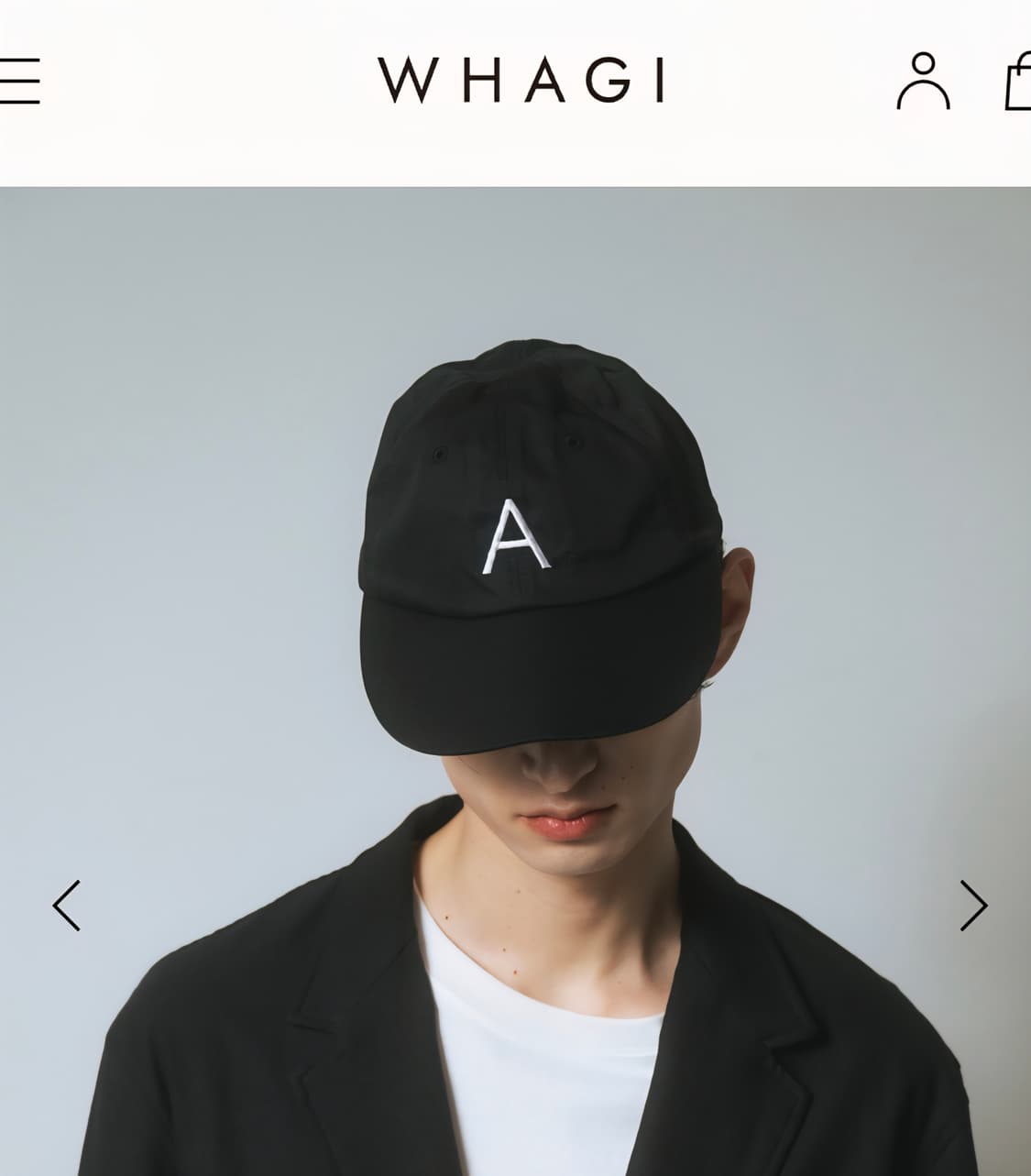 와기 아키텍트 볼캡 블랙 상품이미지3