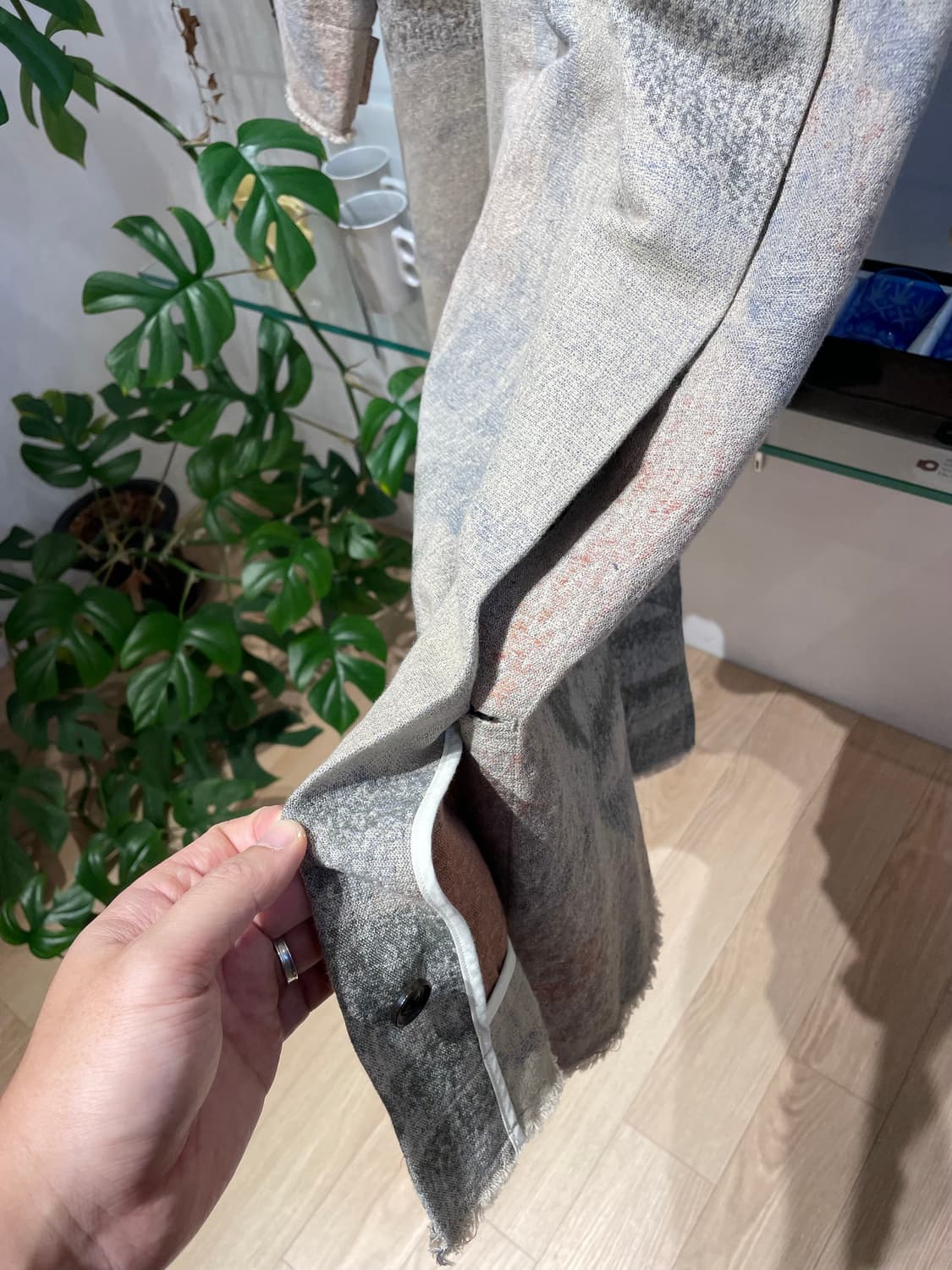 YOKE jacquard bal collar coat 상품이미지4