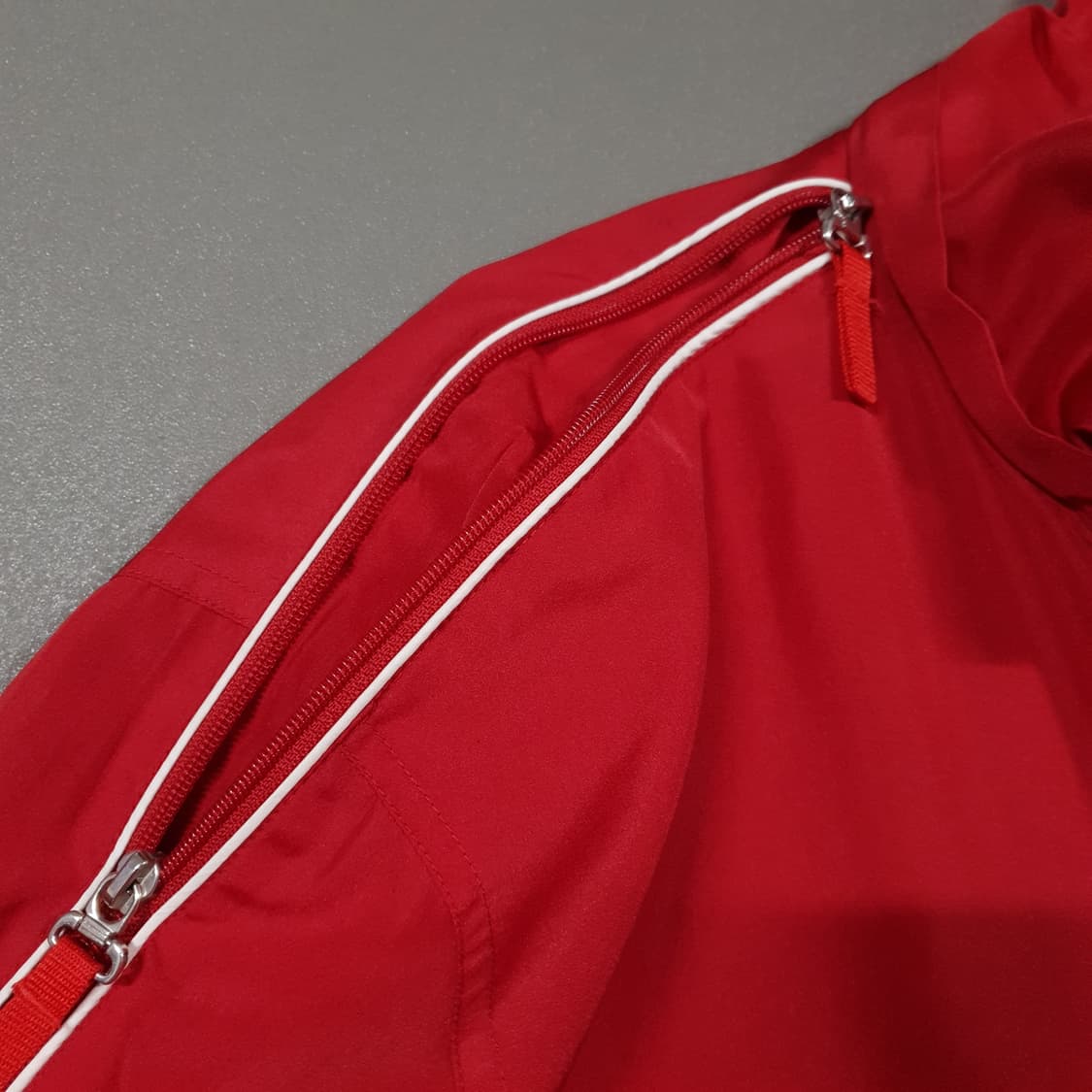 실측 XL) 00s 나이키 올드스쿨 스우시 지퍼 사이드라인 바람막이 자켓 상품이미지4