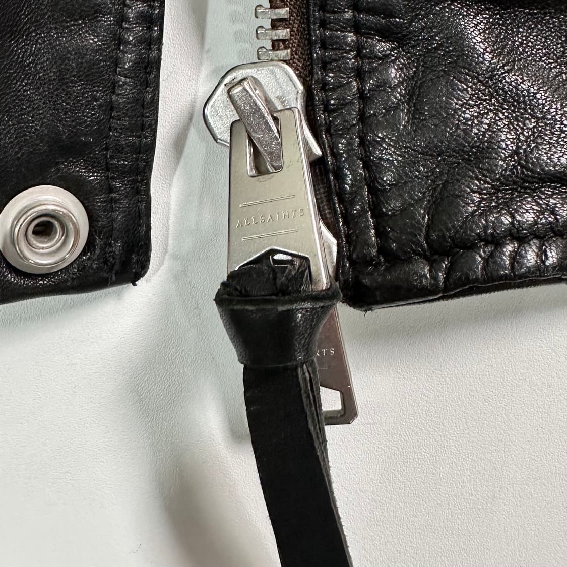 올 세인츠 가죽 더블 라이더 자켓  상품이미지5