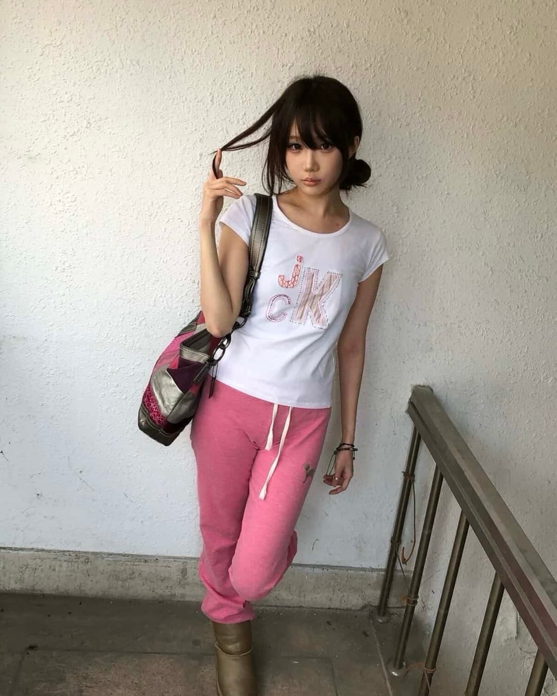  Victoria's Secret PINK 핑크 부츠컷 트레이닝 팬츠 상품이미지1