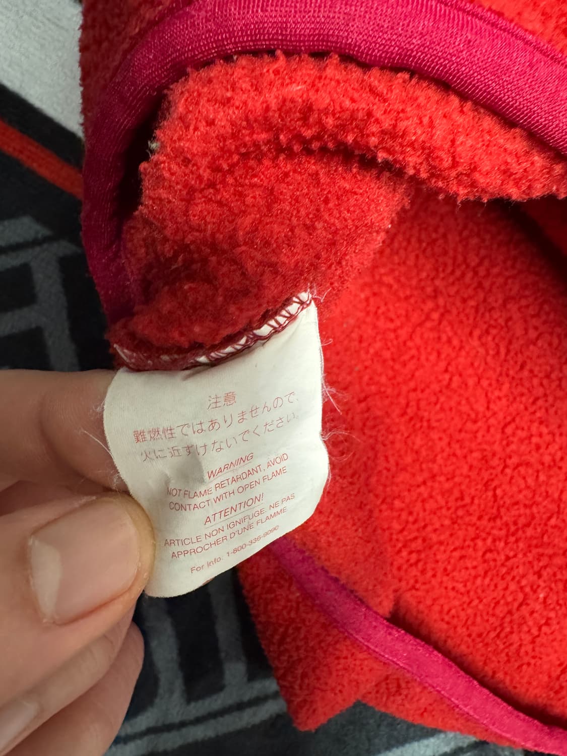 파타고니아 신칠라 스냅 티 풀 오버 레드 블랙 메이드 인 자메이카 상품이미지8