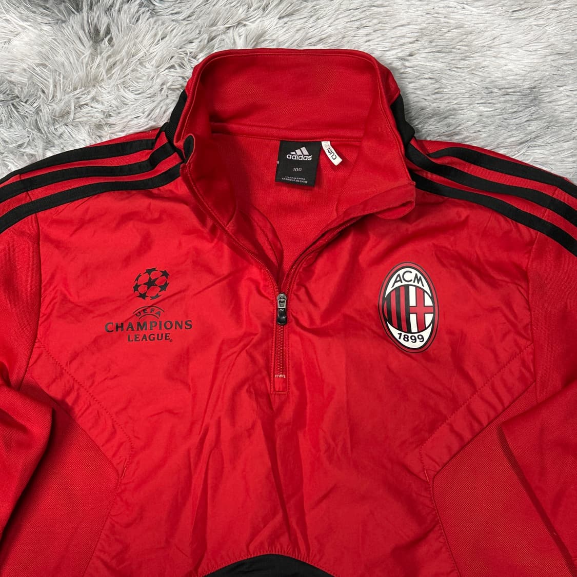 아디다스 ac밀란 10-11 하프넥 트랙탑 L 상품이미지2