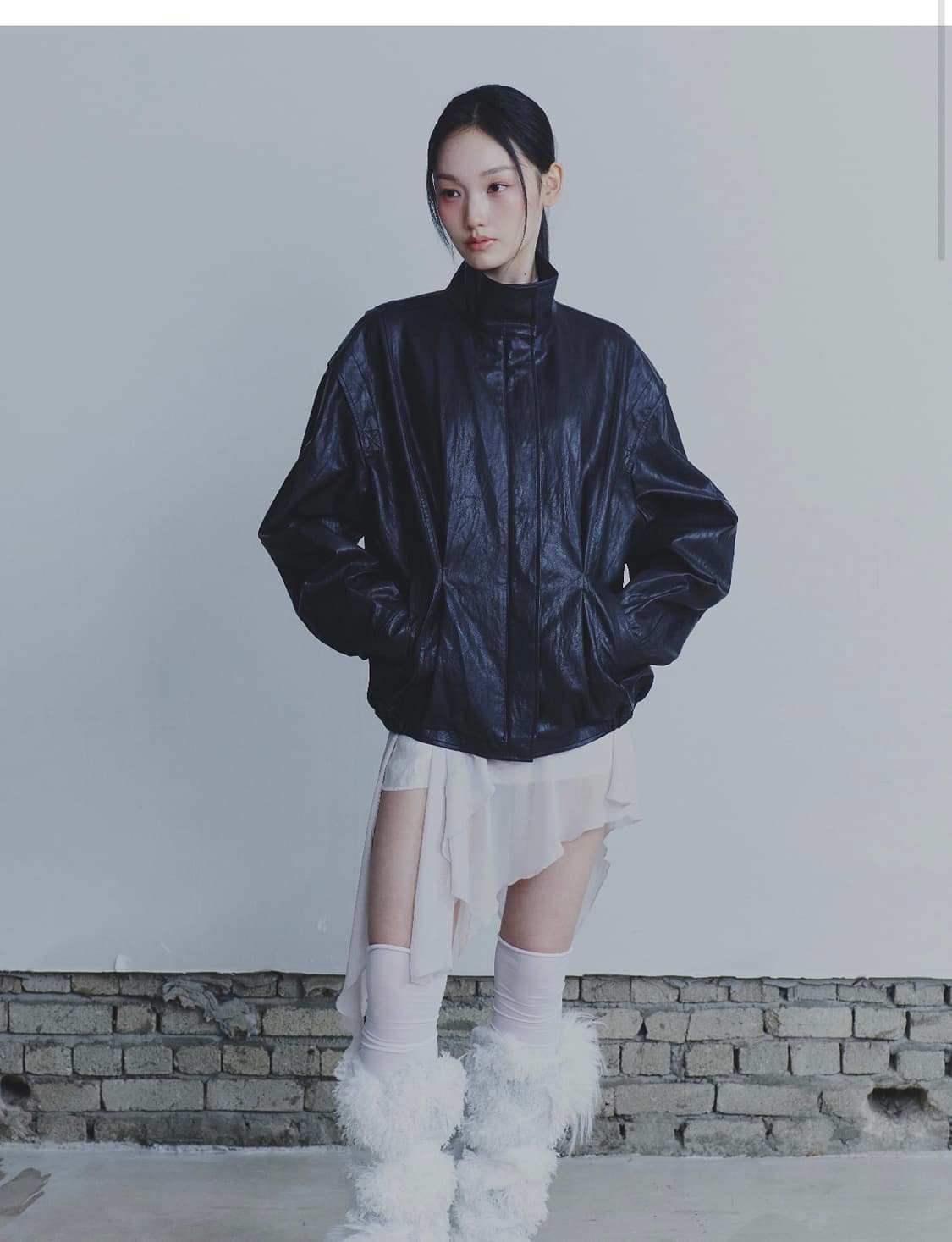 페인오어플레져 레더자켓 딥브라운  상품이미지2