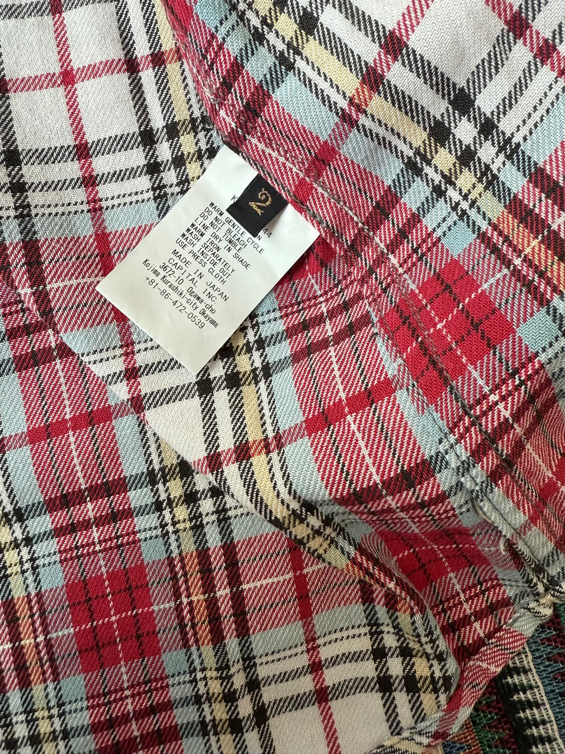 캐피탈 콜롬비아 워크 셔츠 자켓 상품이미지4