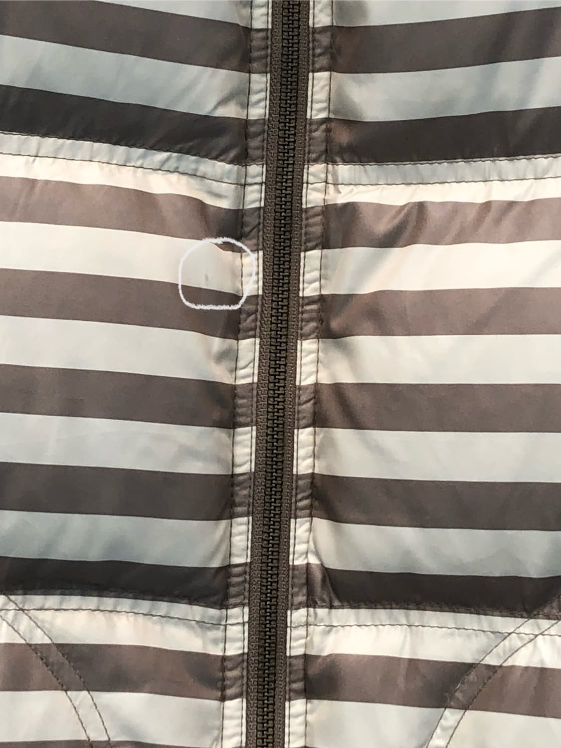 vintage stripe padding 상품이미지2