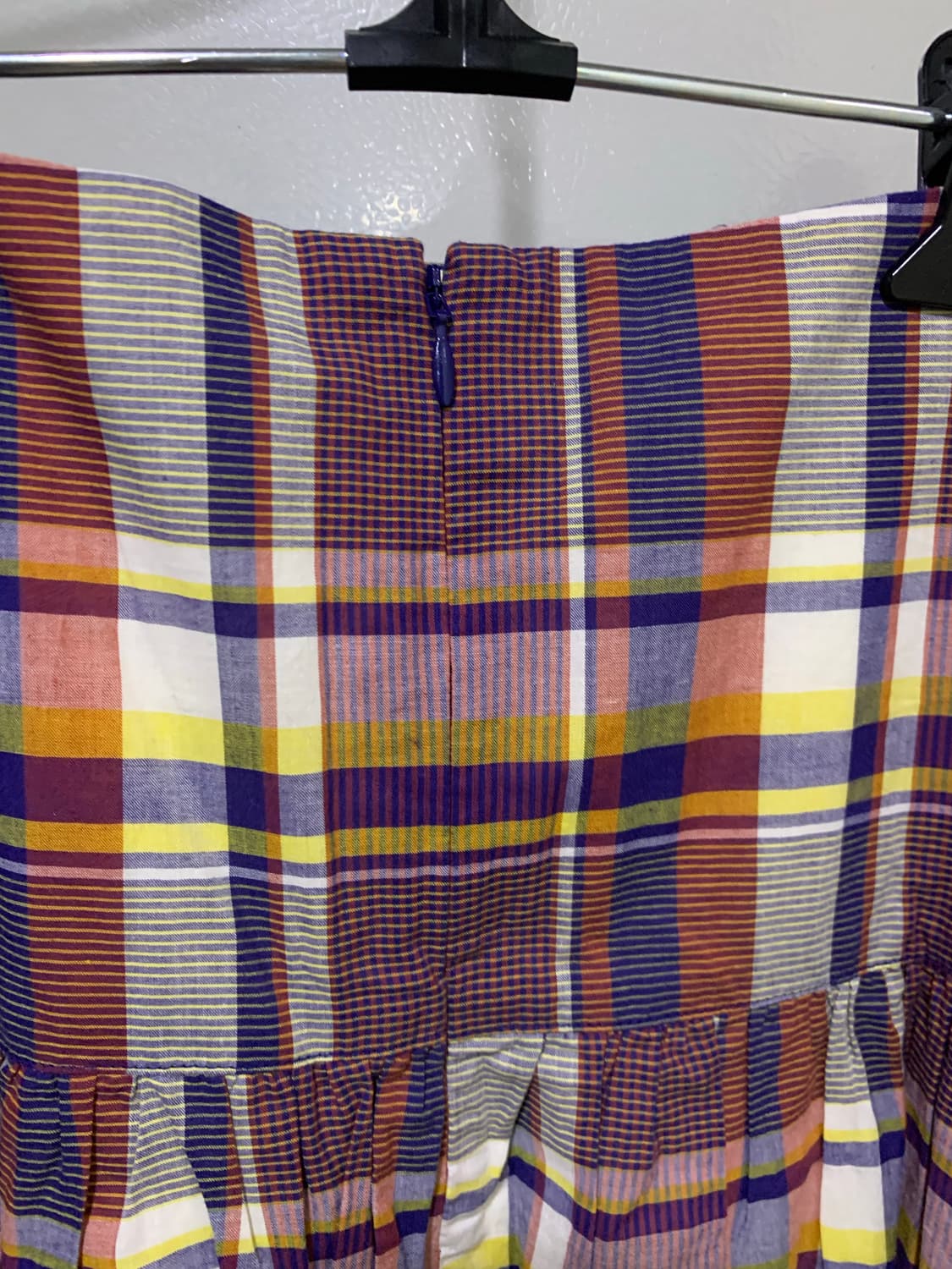 Nano universe 체크 롱스커트 상품이미지4