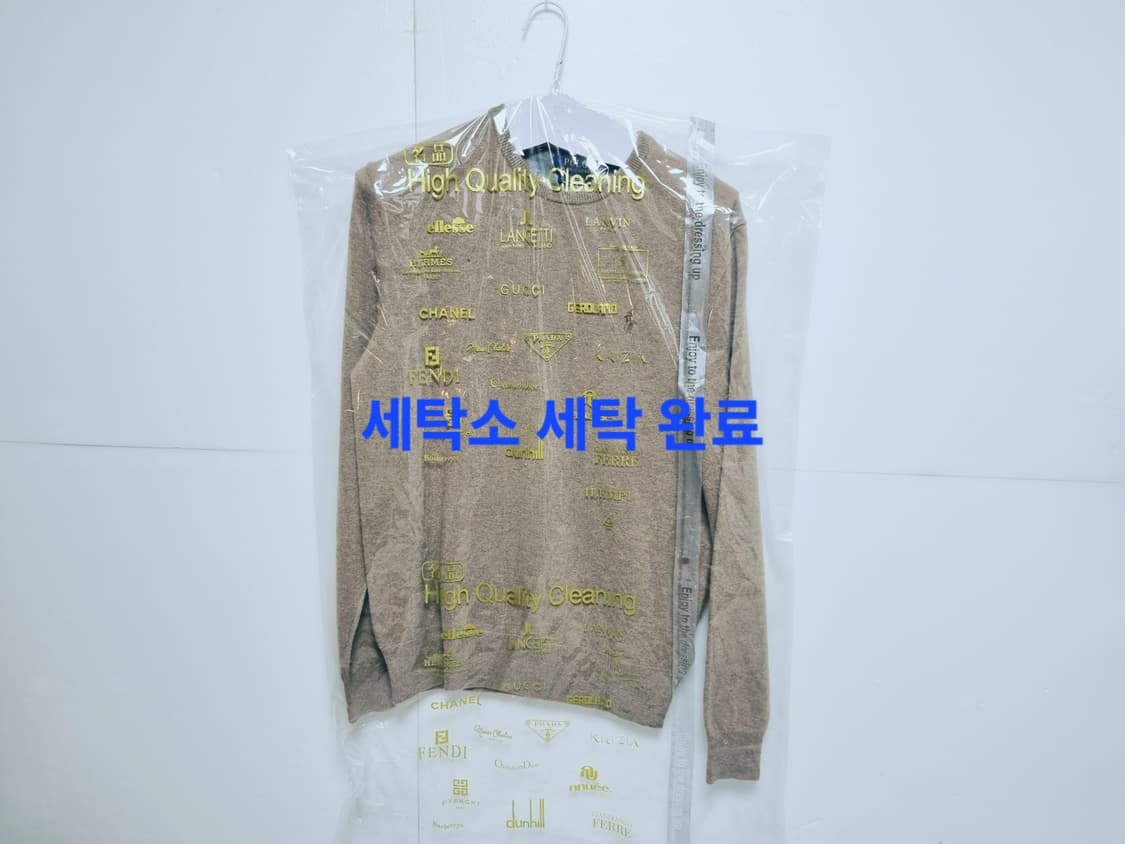 남성 폴로 메리노 울 100% WOOL 양모 모 라운드 긴팔 니트 상품이미지2