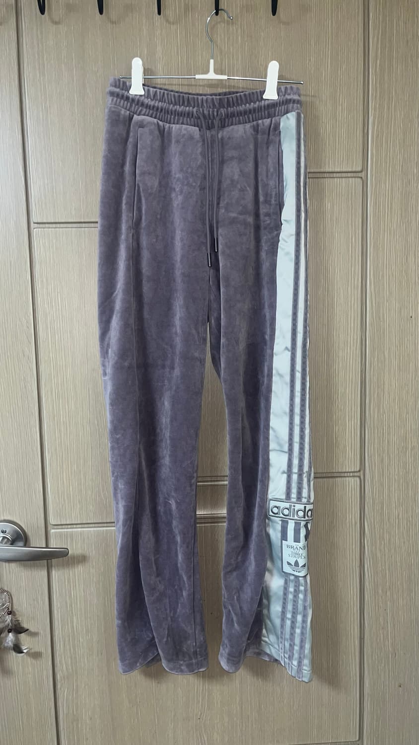 아디다스 벨루어 연보라 트레이닝 팬츠(아디브레이크) 상품이미지3