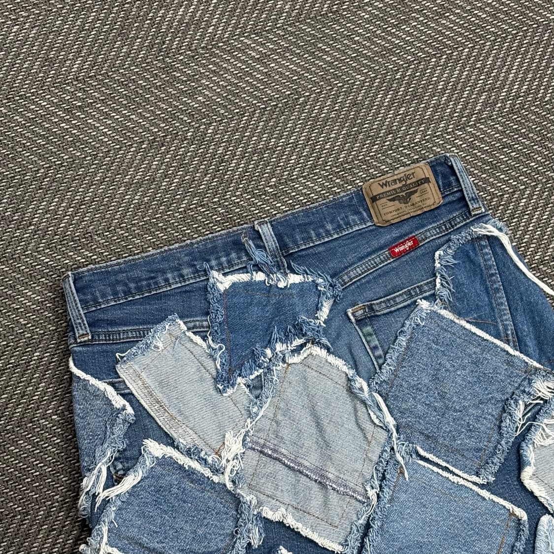 랭글러 지퍼 디테일 데님 커스텀 스커트 V0576 상품이미지5