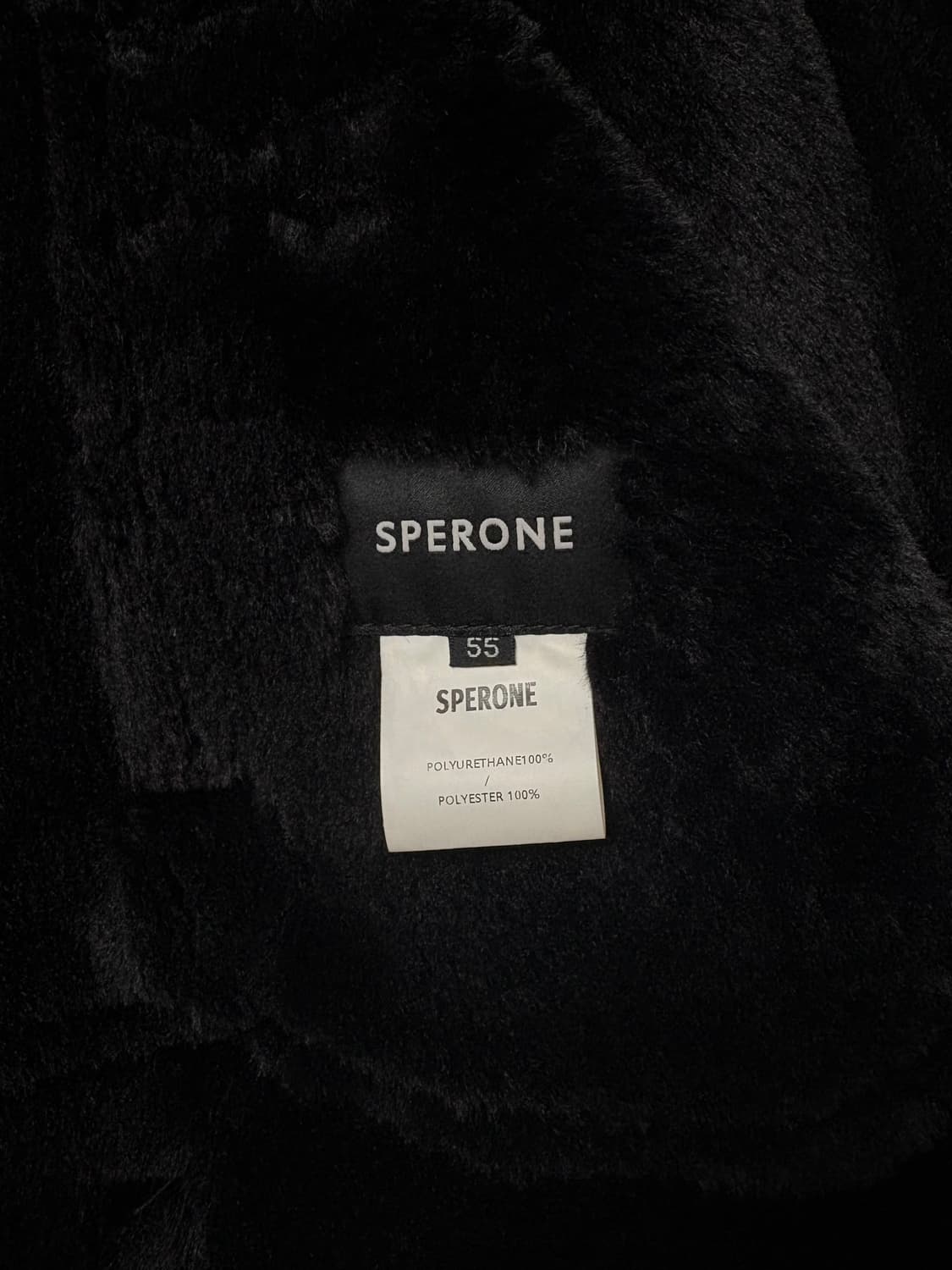 스페로네 sperone 우먼 페이크 B3 오버핏 무스탕 자켓 상품이미지5