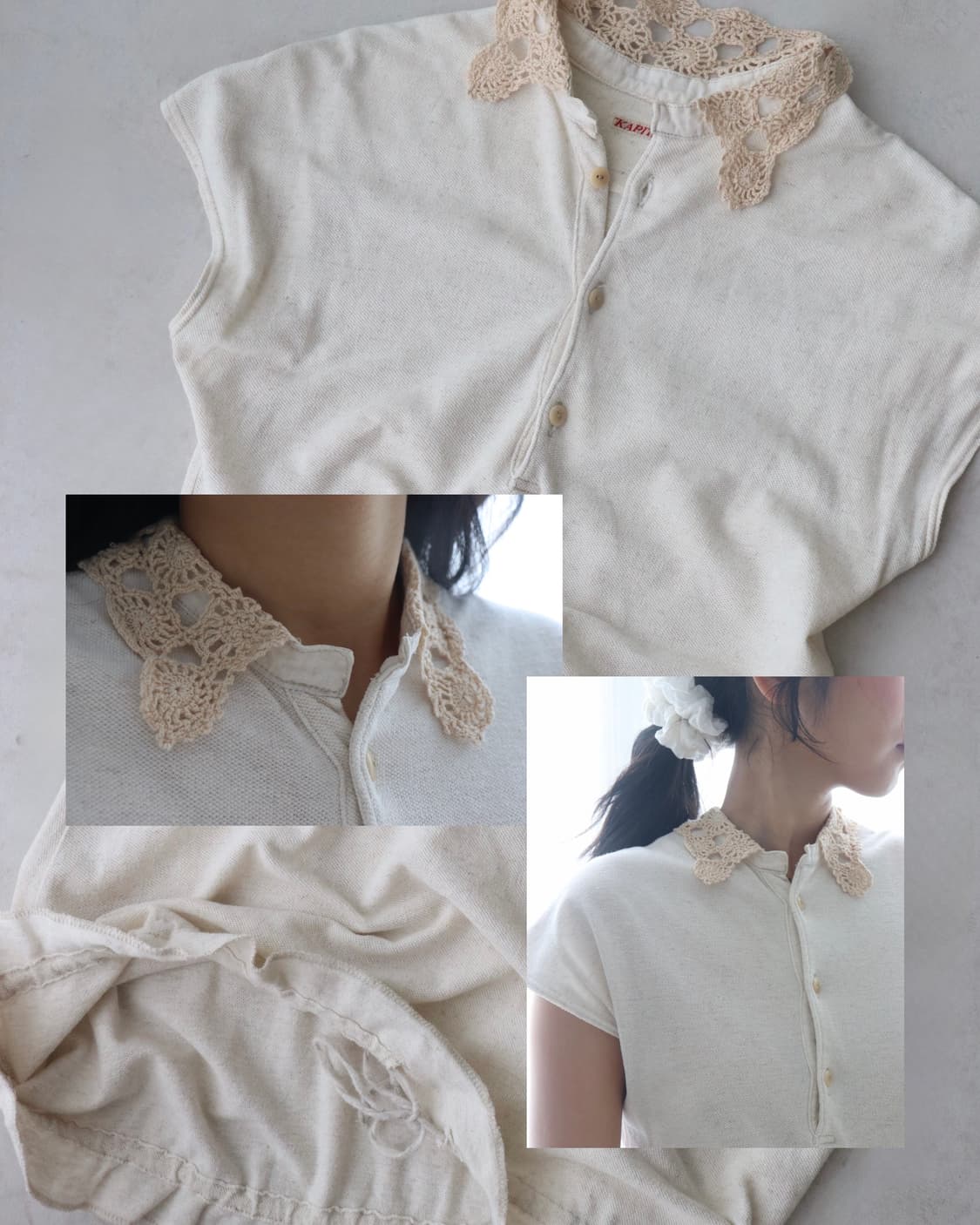 [Kapital] Crochet Lace Collar Blouse 상품이미지7
