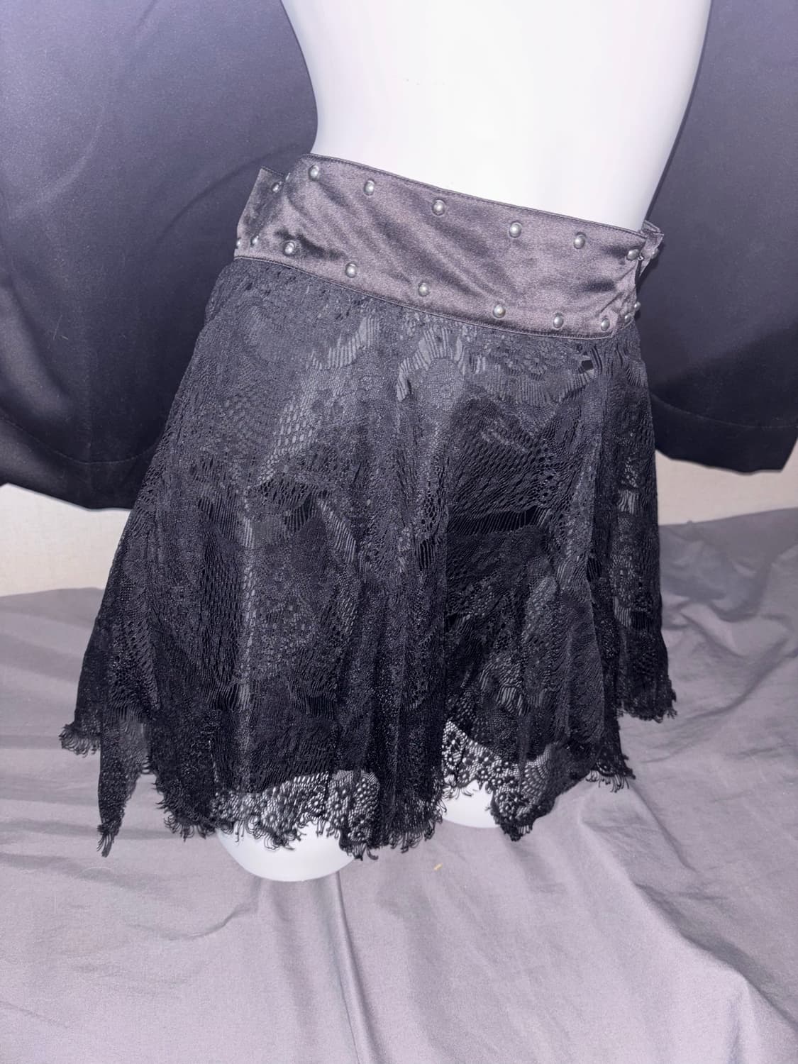 Black lace skirt 상품이미지2