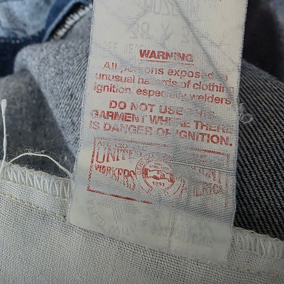 [38X30] 90s 칼하트  더블니 바람개비택 데님팬츠 @ B-23 상품이미지9