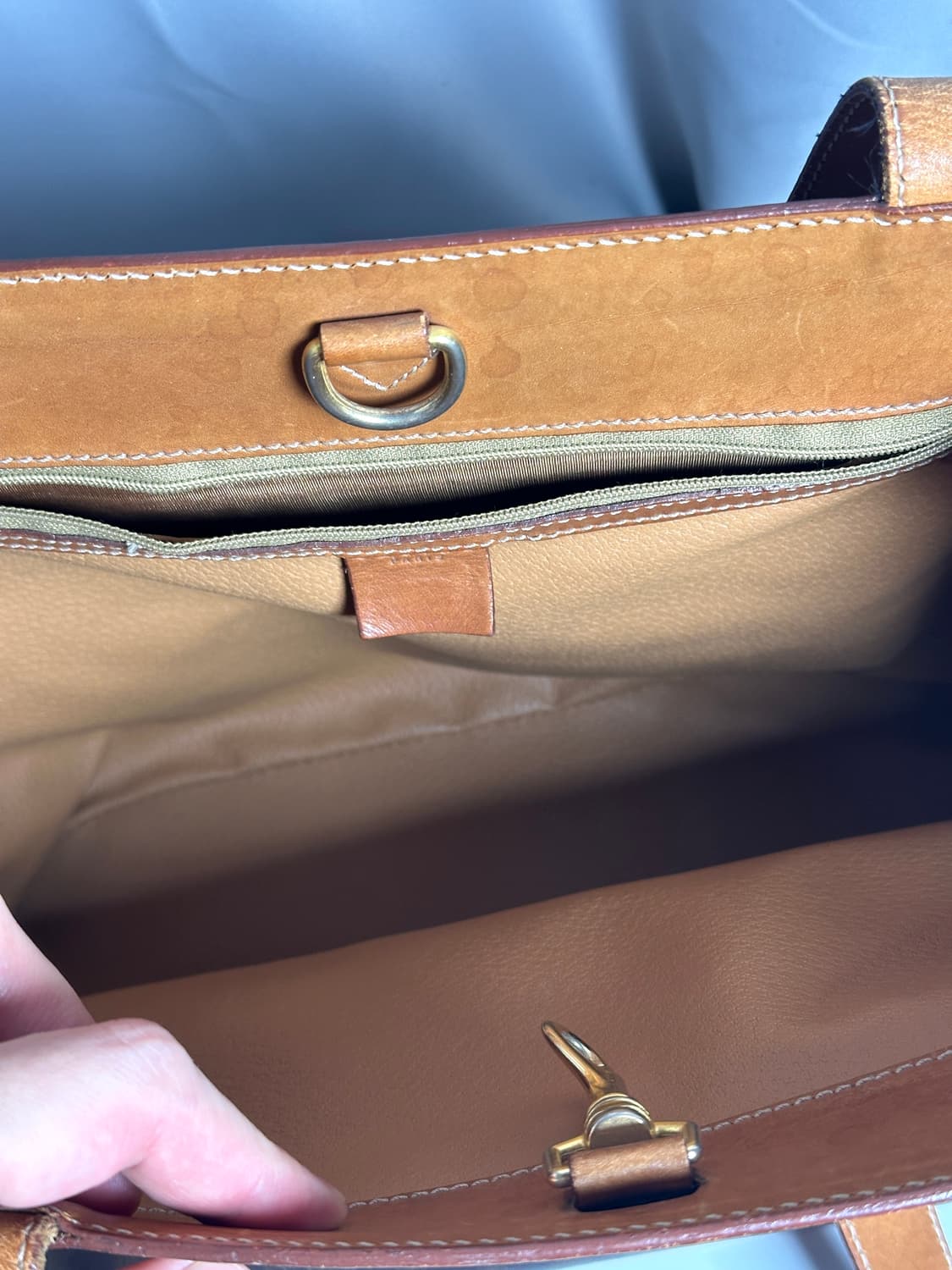 셀린느 빈티지 버티컬 숄더 토트백 남녀공용 상품이미지6