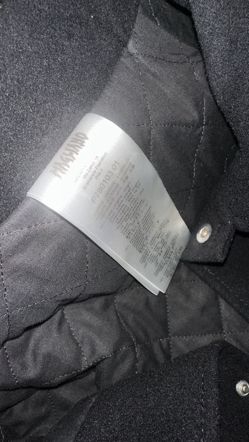 MAGLIANO 로고 패치 바시티 봄버 자켓 L 상품이미지3