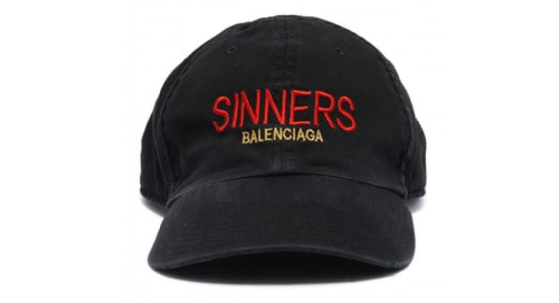 구매) 발렌시아가 시너스(SINNERS) 캡 상품이미지1