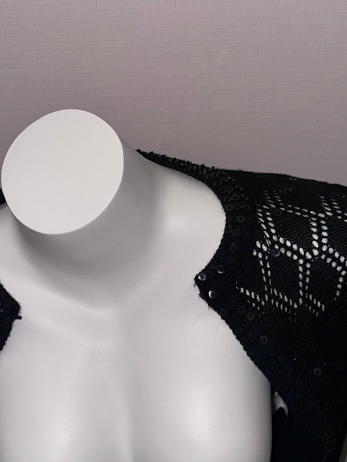 빈티지 스팽글 크로쉐 볼레로 상품이미지2