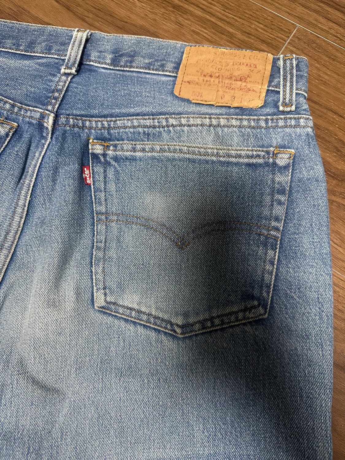 90s 미제 빈티지 리바이스 501 555 발렌시아제 상품이미지4