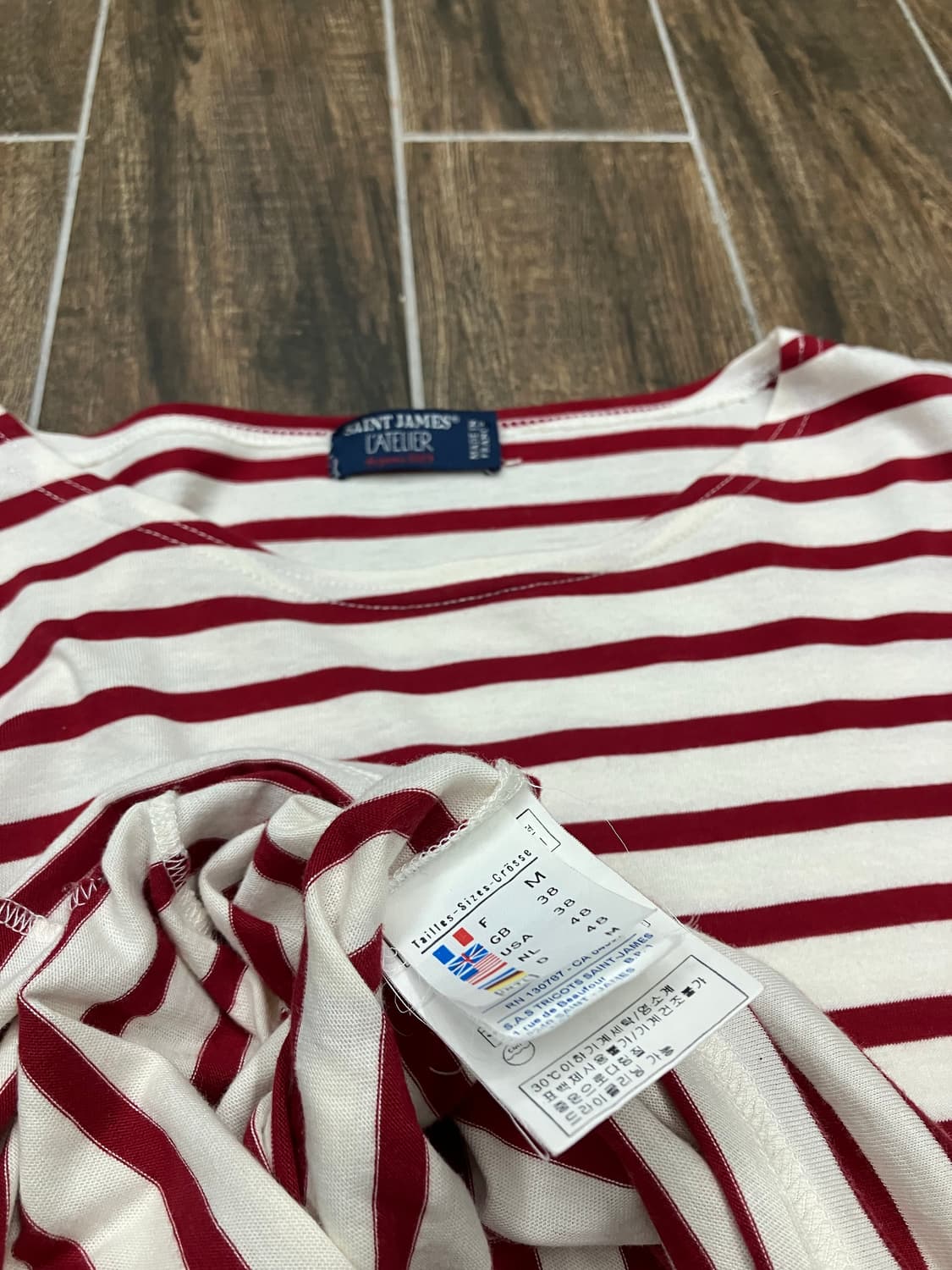 세인트 제임스 길도 단가라 티셔츠 상품이미지7