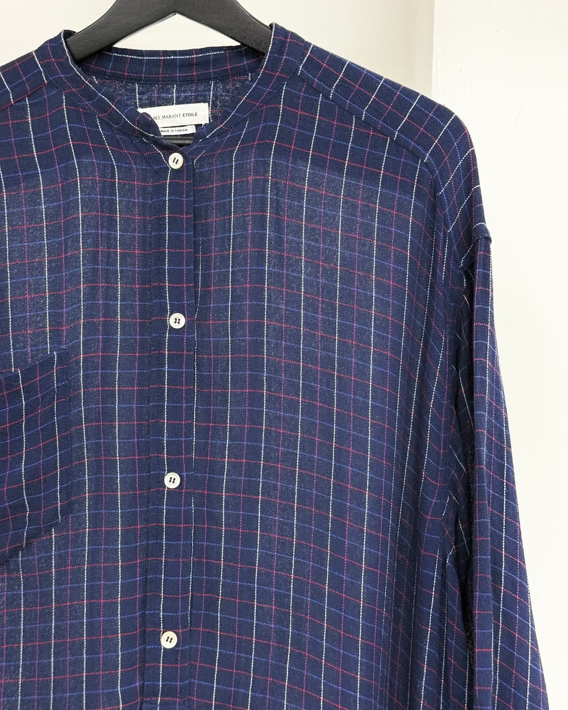 이자벨 마랑 에뚜왈 블루 디퓨젼 셔츠 드레스 상품이미지4