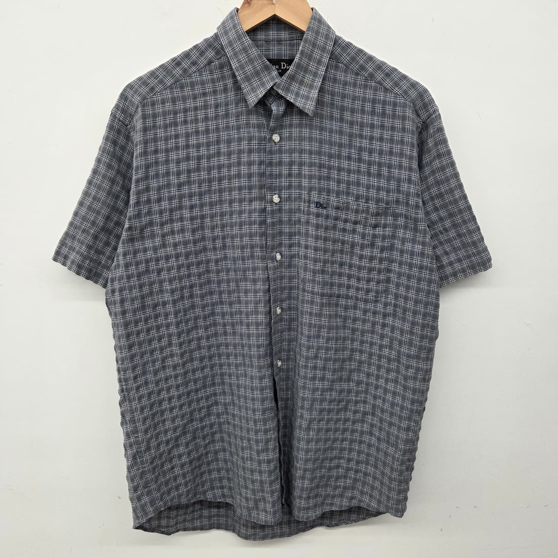 dior 디올 체크 반팔 셔츠 남성L 상품이미지2