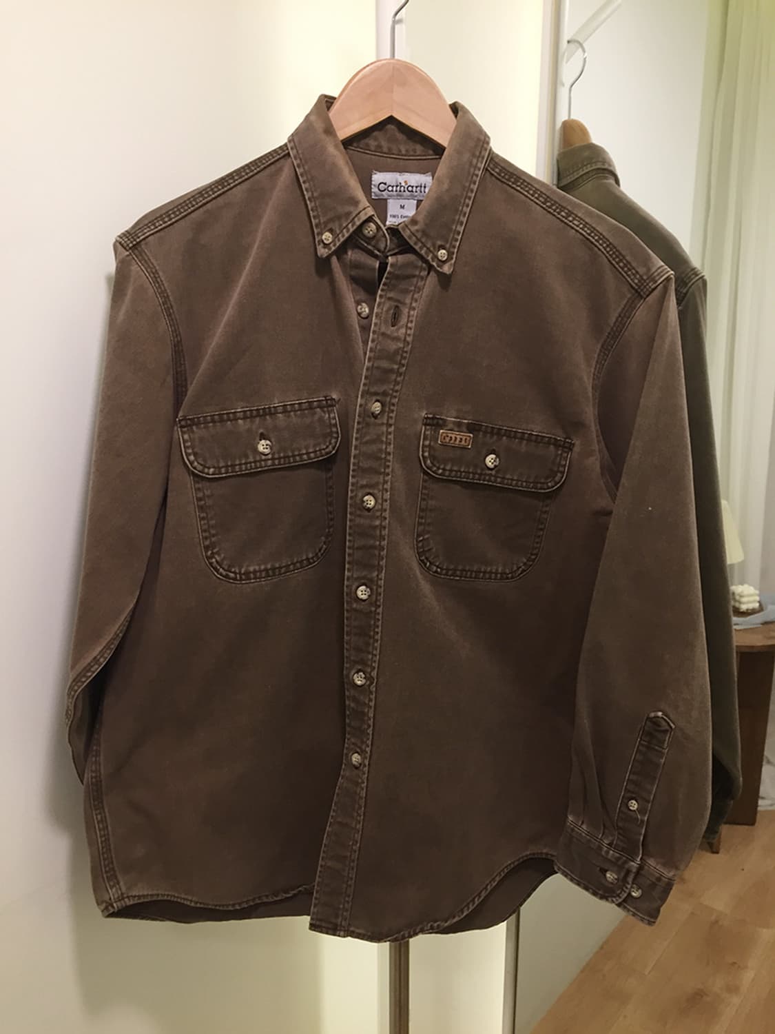 여성 칼하트 투포켓 워크셔츠 100 상품이미지5