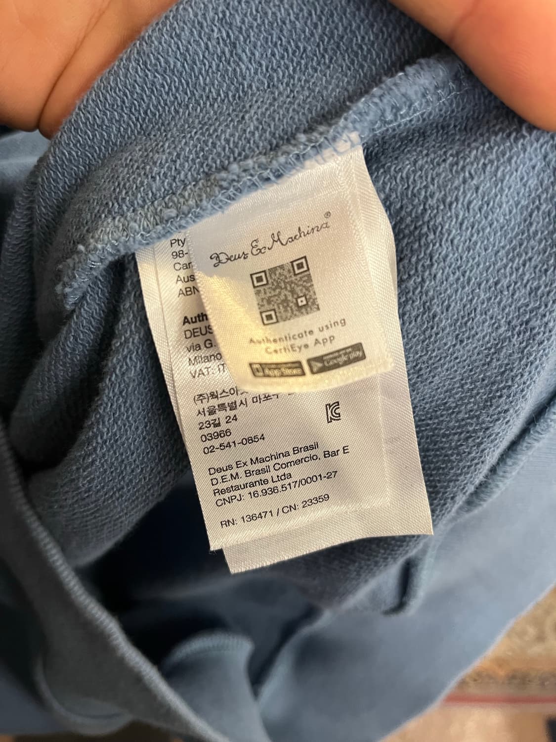 데우스 엑스 마키나 액티브 리스닝 빈티지 후드티 #csz675 상품이미지7