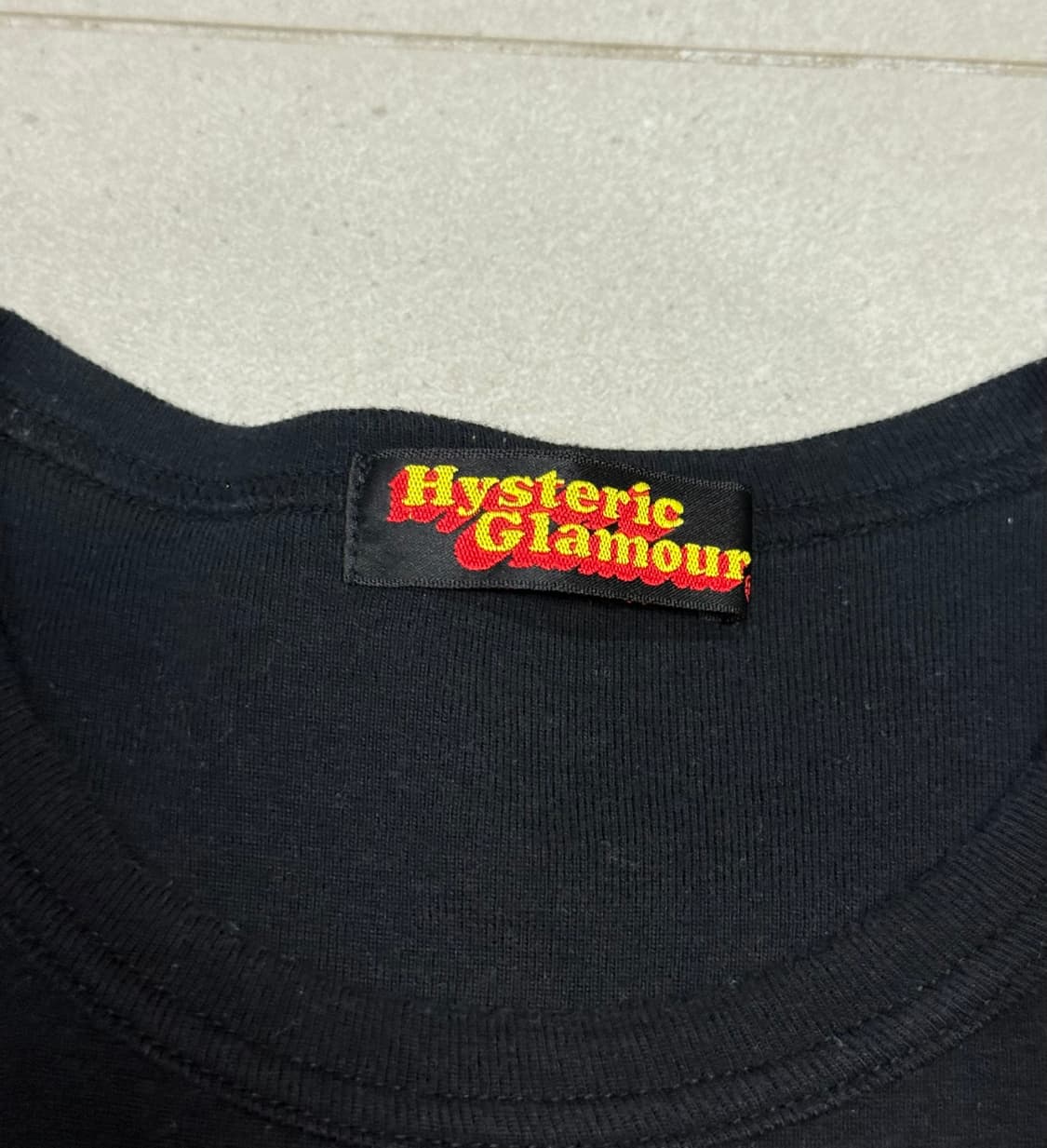 히스테릭 글래머 아카이브 입체 프린팅 히스걸 반팔 티셔츠 상품이미지3