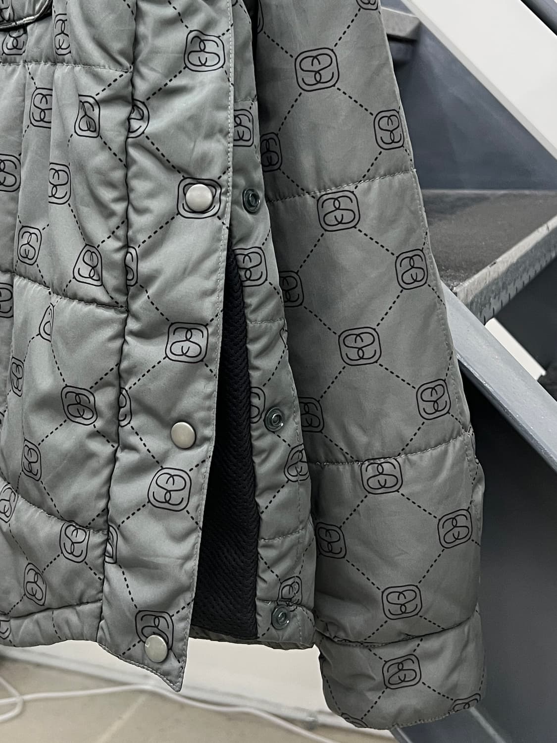 스투시 90s 모노그램 패딩 셔츠 자켓 상품이미지5