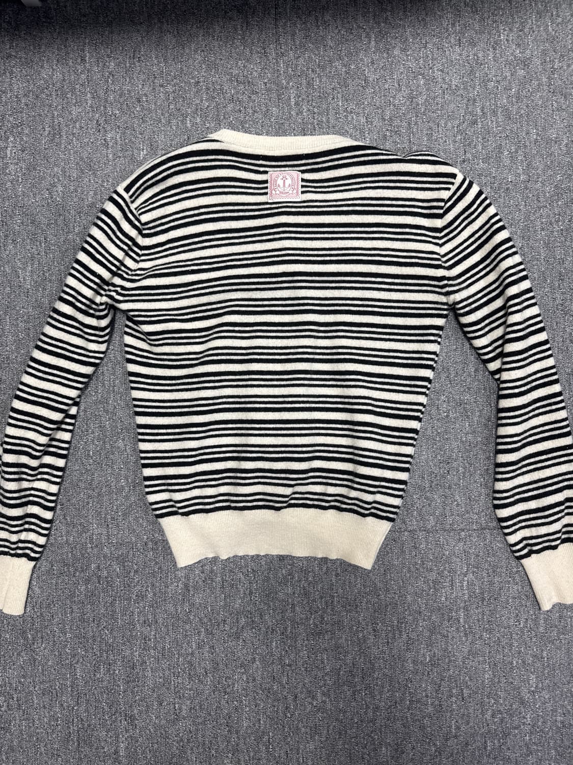 웨이비니스 waviness 헨리넥 스트라이프 니트 1 상품이미지2