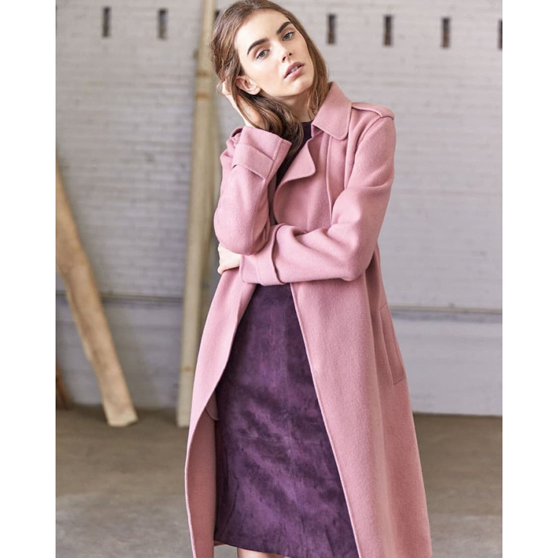 띠어리 울 캐시미어 트렌치 코트 상품이미지1