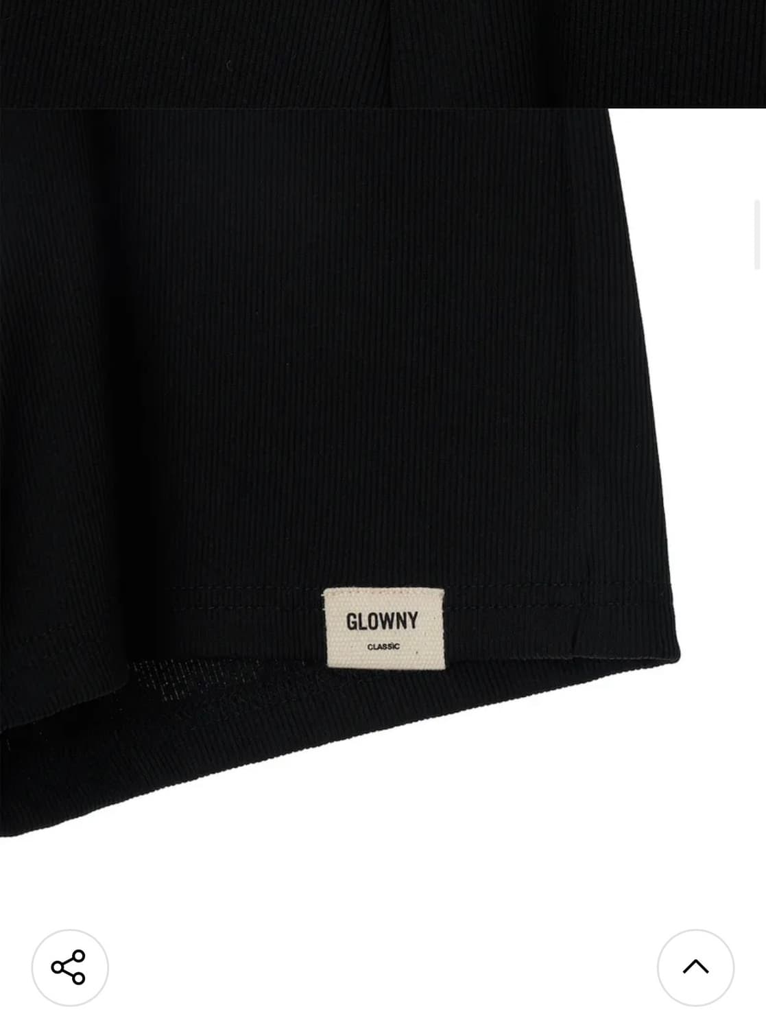 [화요일까지만] 글로니 클래식 립 쇼츠 CLASSIC RIB SHORTS 상품이미지2