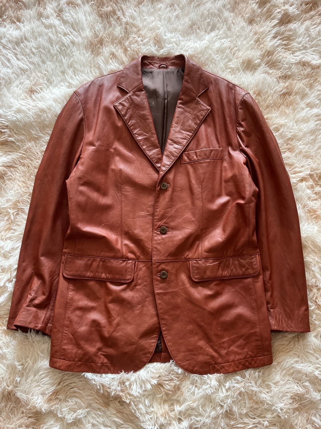 빈티지 가죽 블레이져 상품이미지1