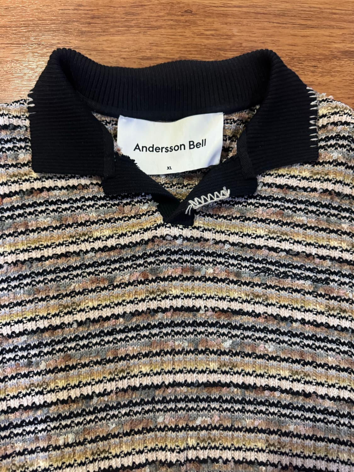 앤더슨벨 니트 카라티 반팔 XL 상품이미지2